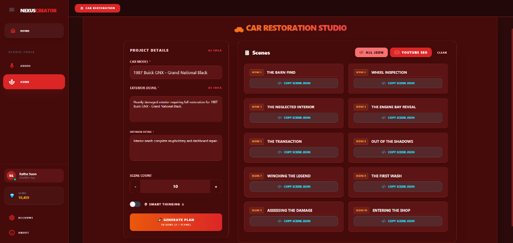 AI-Powered Restoration Studio